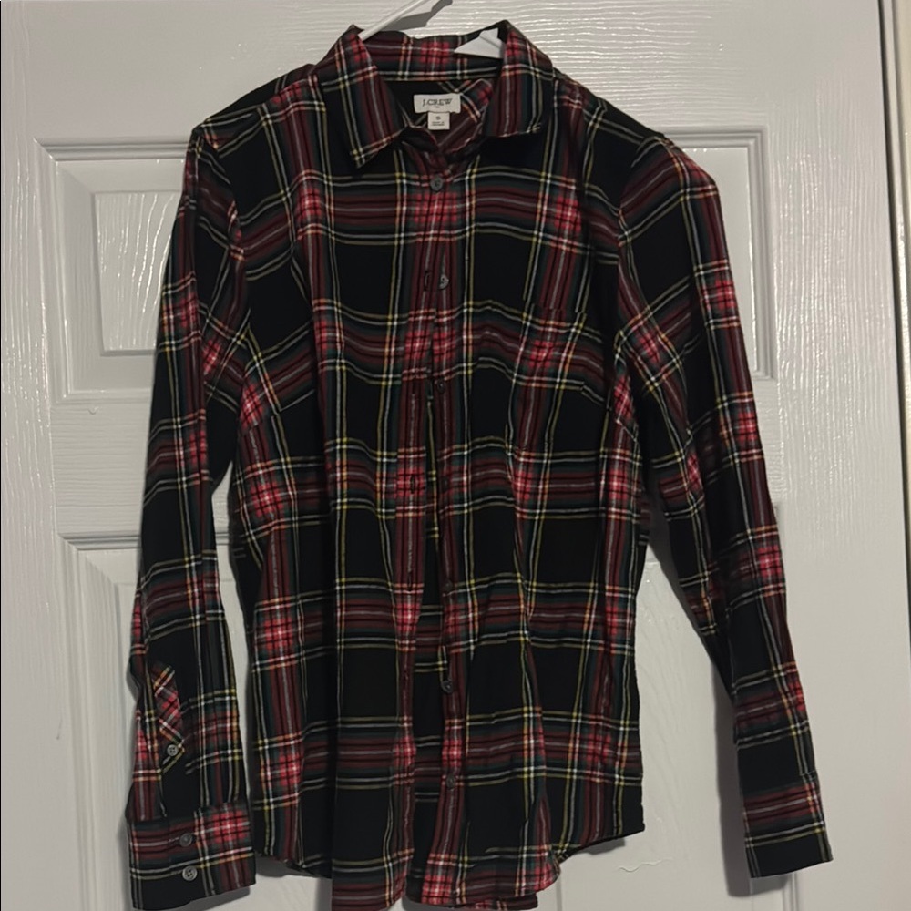 J.Crew Plaid Shirt - Red and Black